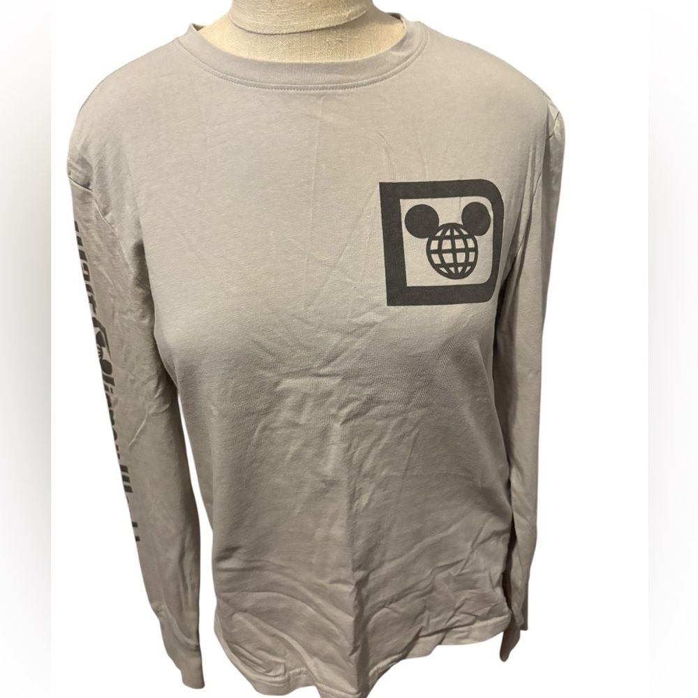 Disney grey long sleeve shirt size xs